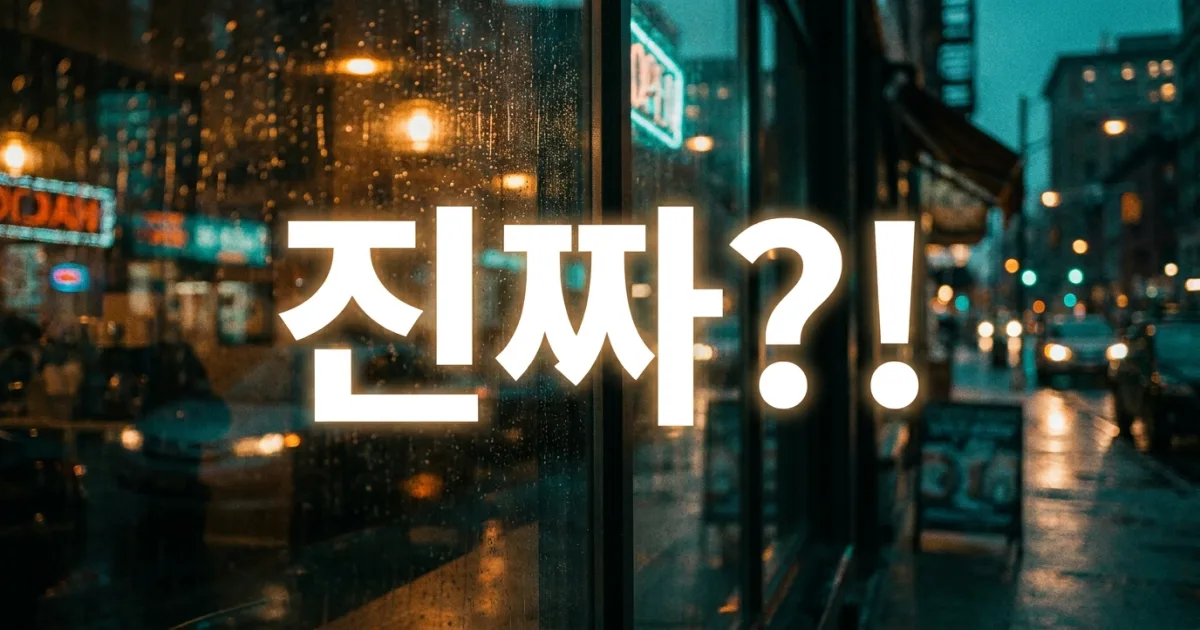 Jinjja Meaning: What "진짜?" Really Means in Korean (and K-Dramas)